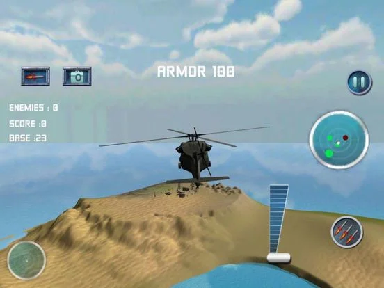 Helicopter Gunship Combat Fire Lands Helicopter Gunship Combat Fire Lands