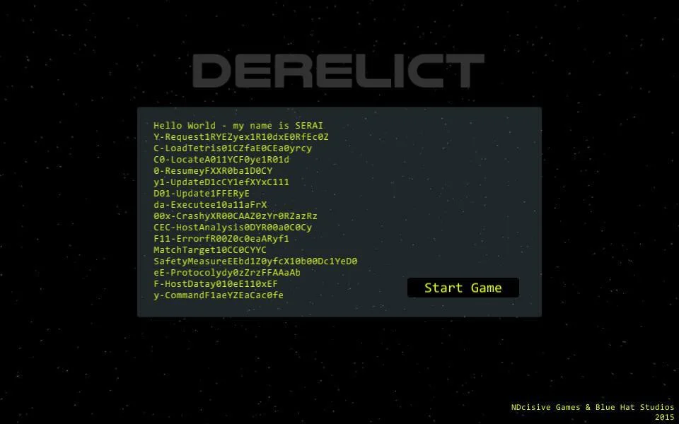 Статьи по DERELICT (itch) (Blue Hat Studios)
