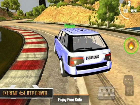 Hill Driving: 3D Jeep Simulato