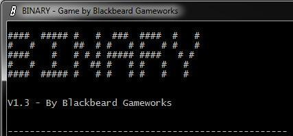 BINARY (Blackbeard Gameworks) (itch) BINARY (Blackbeard Gameworks) (itch)