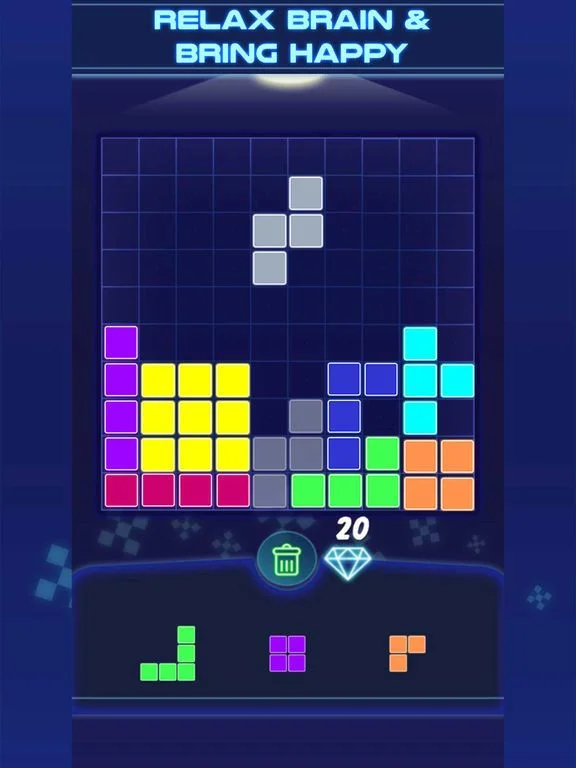 Block Puzzle Classic Glow Block Puzzle Classic Glow