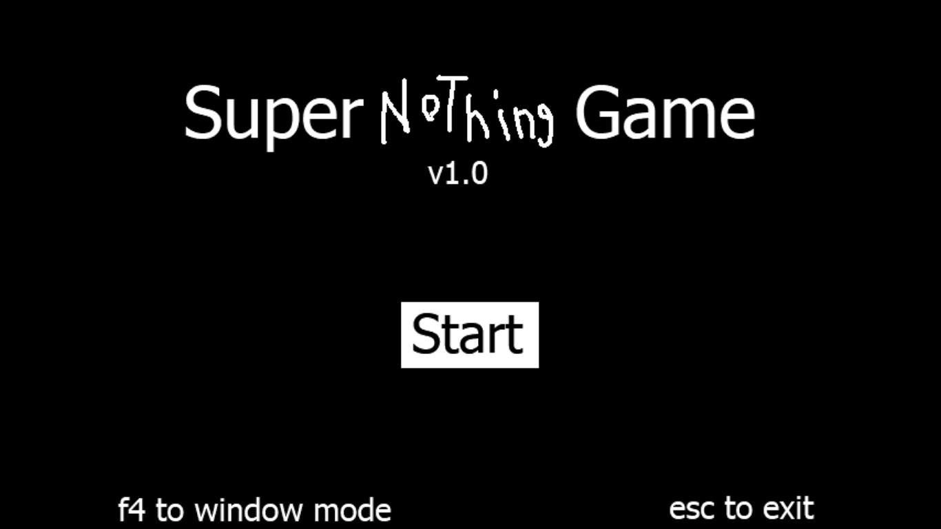 Super Nothing Game (itch) Super Nothing Game (itch)