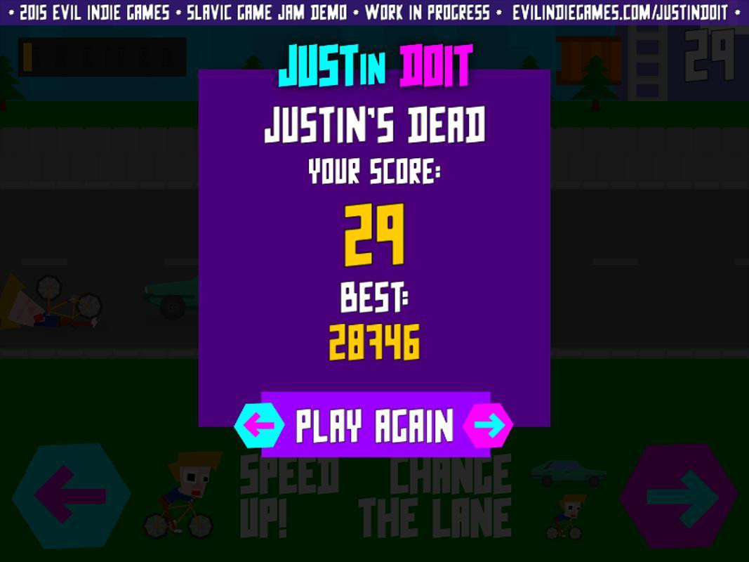 Justin Doit - Slavic Game Jam 2015 Demo (itch)