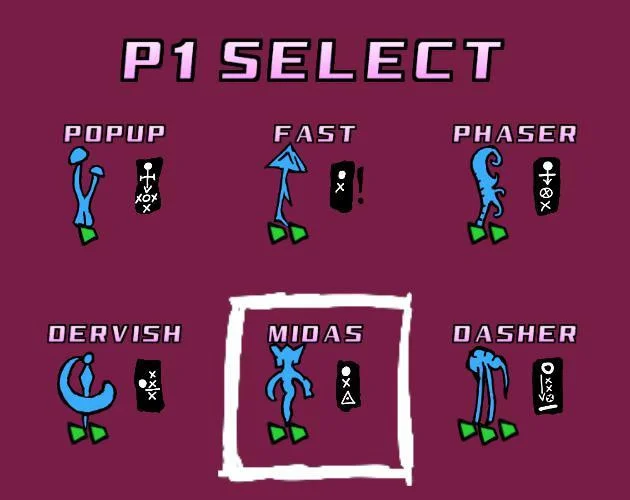 P1 Select P1 Select