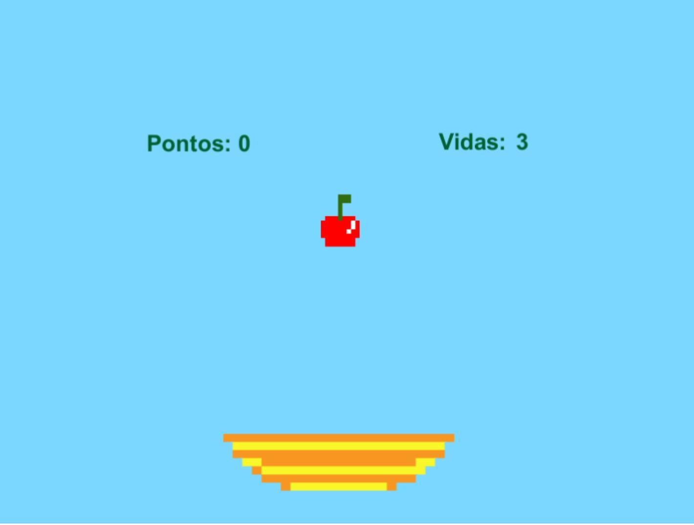 Jogo Pegar Maçã (Catch Apple Game) (itch)