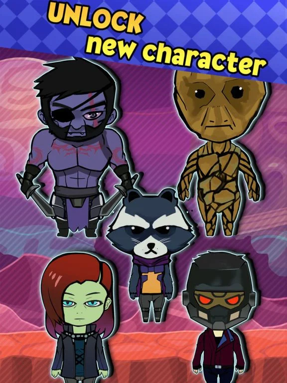 Superhero of Galaxy Hitter Lite Game Superhero of Galaxy Hitter Lite Game