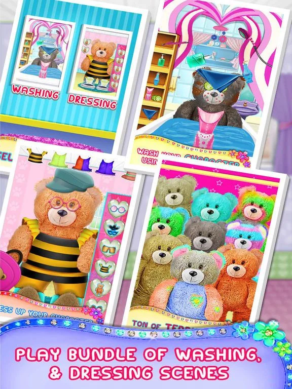 Teddy Bear Makeover - A Animal Makeup & Dress-up Game Teddy Bear Makeover - A Animal Makeup & Dress-up Game