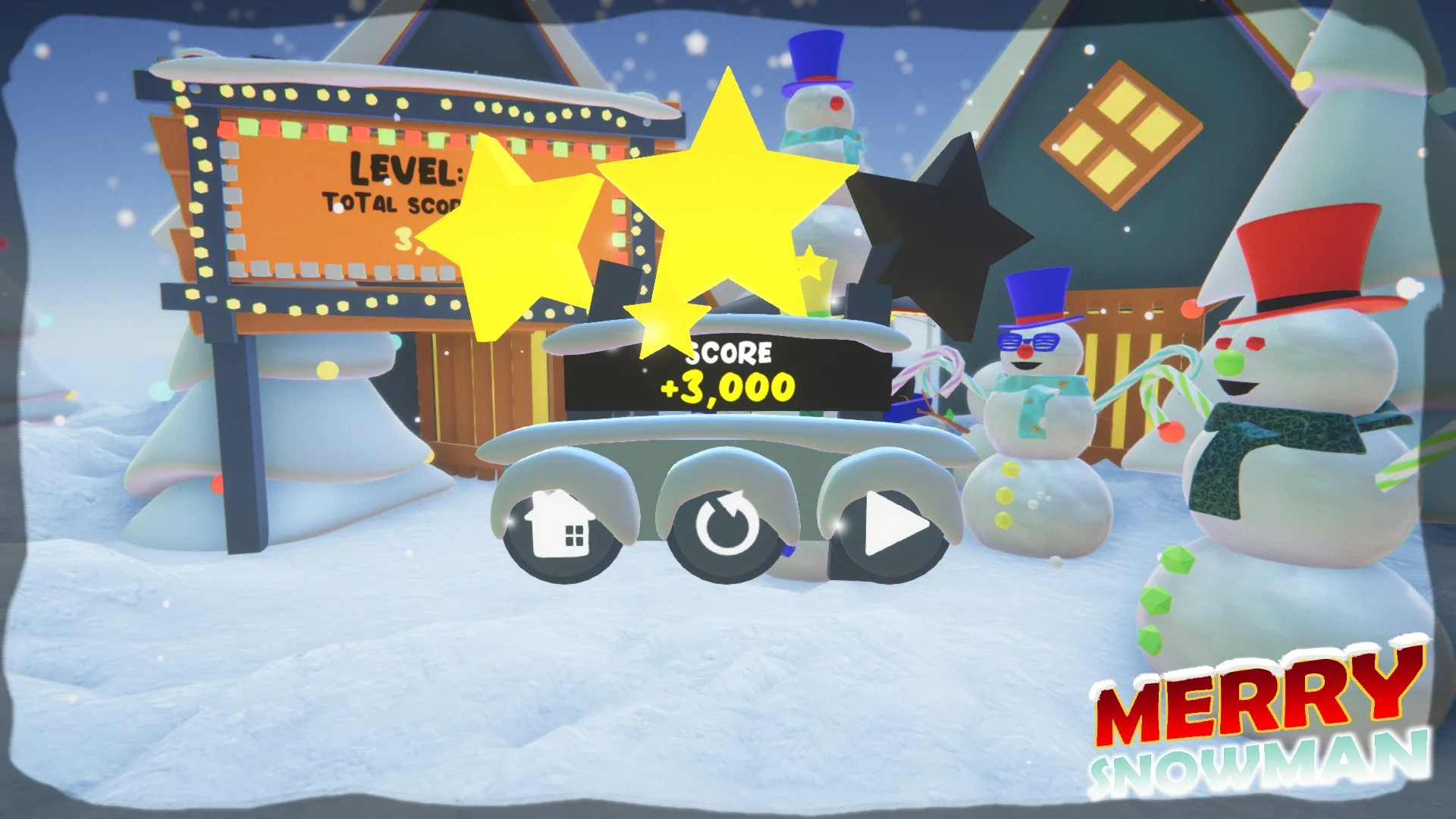 Merry Snowman (itch)