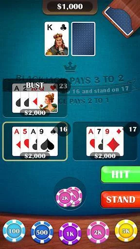 Blackjack 21 - casino card game