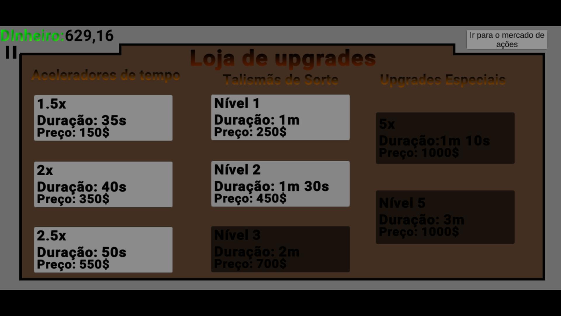 Ações de Negócios (itch) Ações de Negócios (itch)