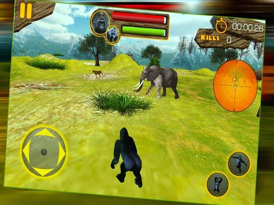 Wild Gorilla Attack Simulator 2016:Wildlife of Ape Wild Gorilla Attack Simulator 2016:Wildlife of Ape