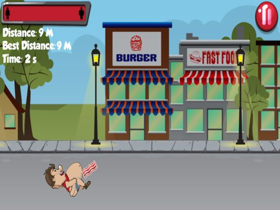 Bacon Boy - Funny Fat Guy Runner Mini Game