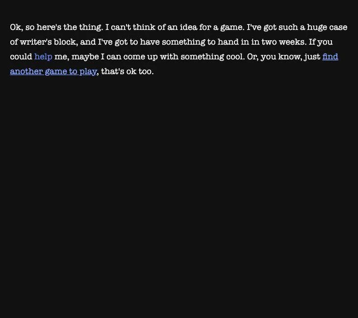 Idea (Twine279UTM) (itch) Idea (Twine279UTM) (itch)