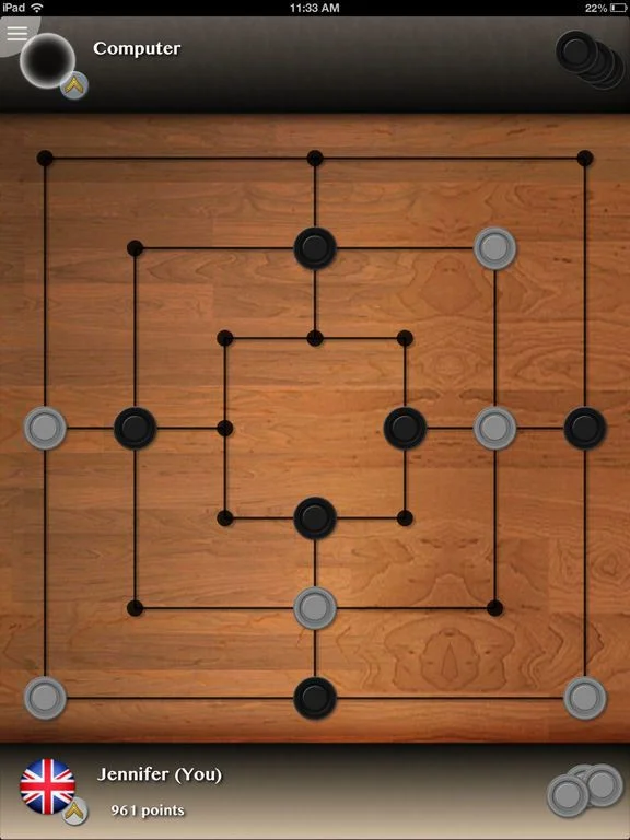 Nine Men's Morris Multiplayer Nine Men's Morris Multiplayer