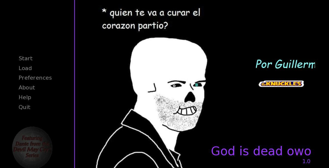 God is dead owo (itch) God is dead owo (itch)