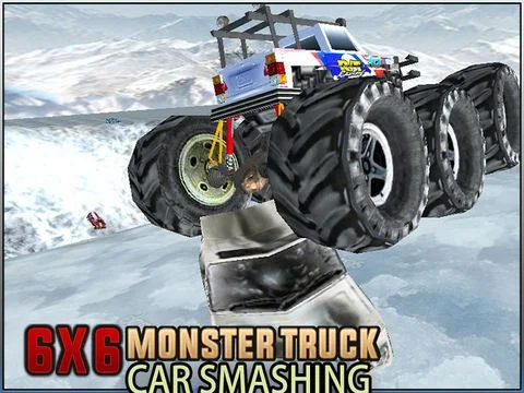 6X6 Monster Truck Car Smashing 6X6 Monster Truck Car Smashing