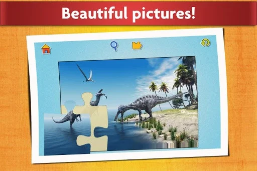 Dinosaurs Jigsaw Puzzles Game - Kids & Adults