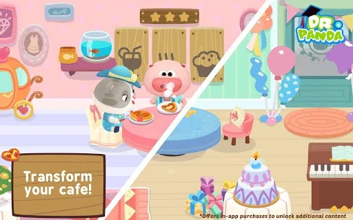 Dr. Panda Cafe Freemium