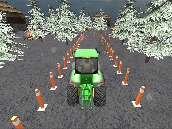 Farming Tractor Parking Driver Farming Tractor Parking Driver