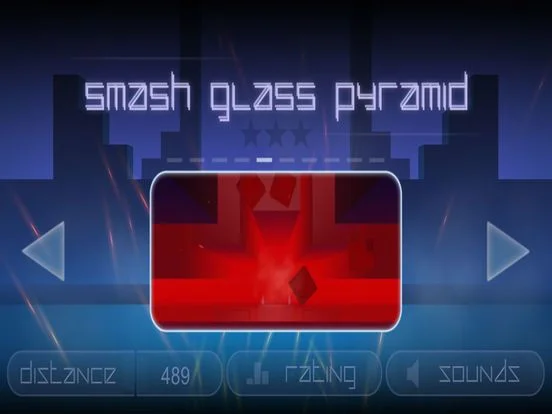 Smash Glass Pyramid