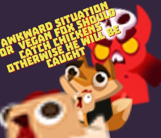 Рецензии Awkward situation and Vegan Fox (itch)