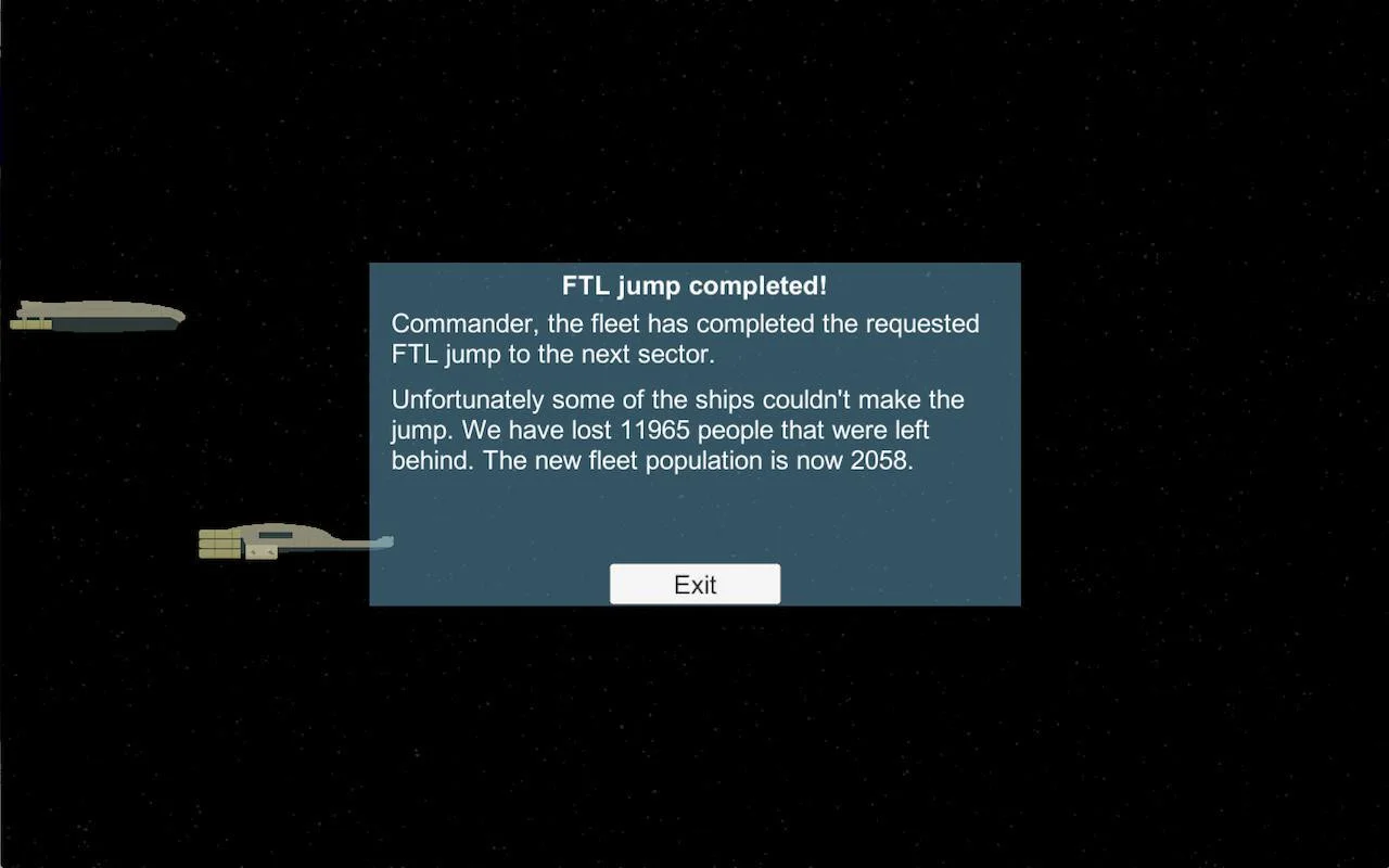 Exodus: Fleet Commander (LD39 version) (itch)