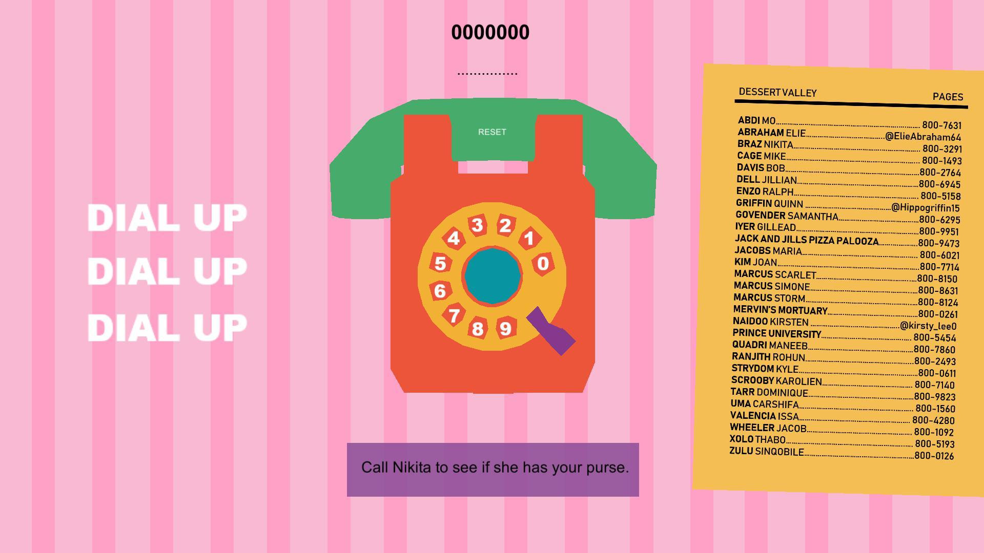 DIAL UP (itch) DIAL UP (itch)