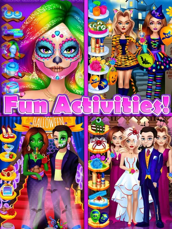 Halloween Girls MakeUp Makeover Party - Kids Games Halloween Girls MakeUp Makeover Party - Kids Games