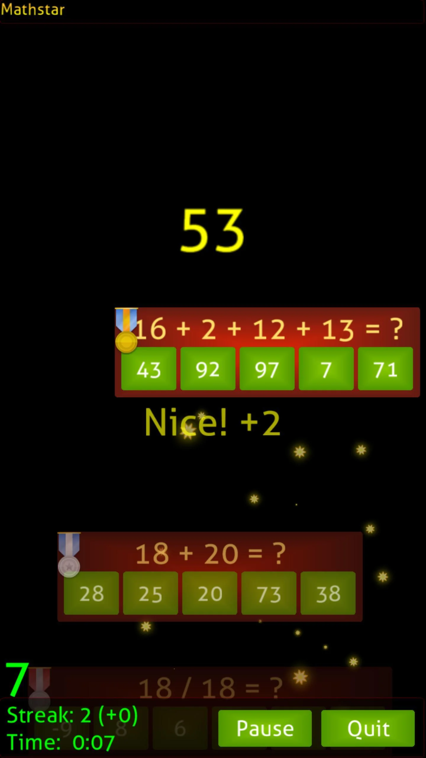 Mathstar (itch)
