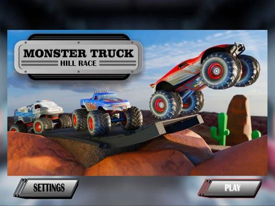 Monster Truck Hill Dash Race Monster Truck Hill Dash Race