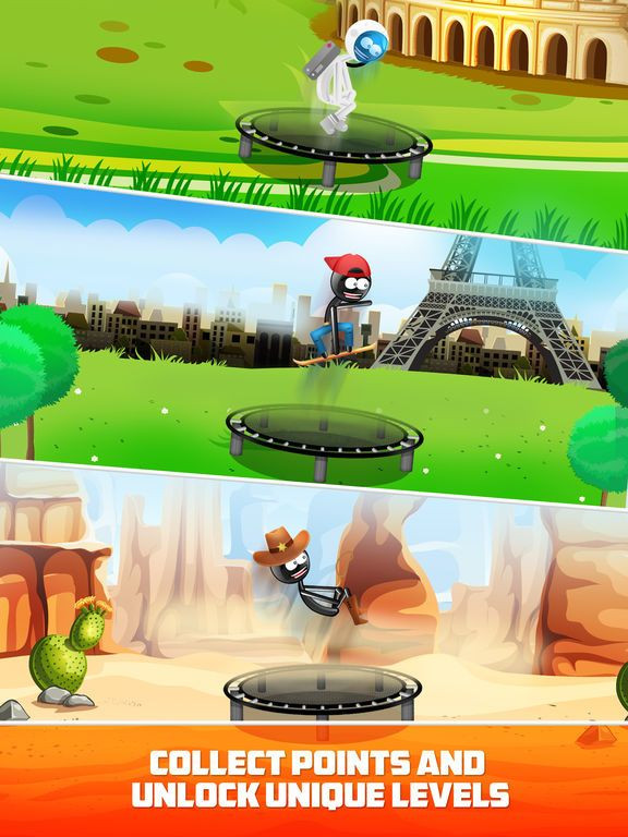 Рецензии Stickman Trampoline