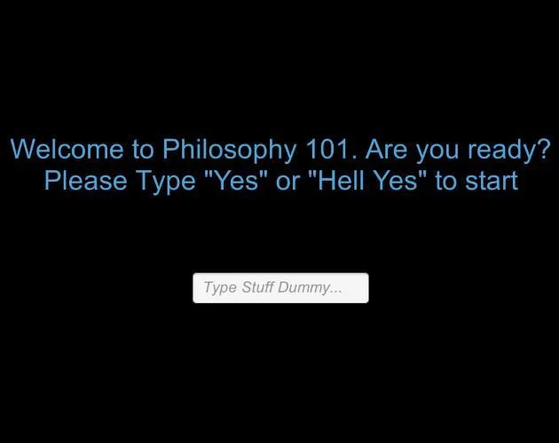 Рецензии Philosophy 101 (itch)