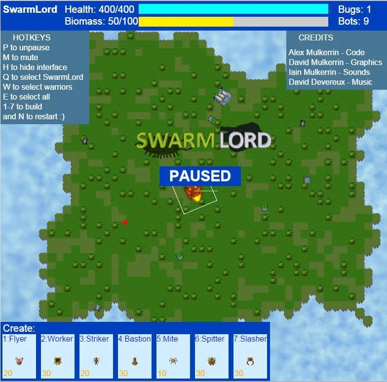 Ludum Dare 33 Swarmlord (itch) Ludum Dare 33 Swarmlord (itch)