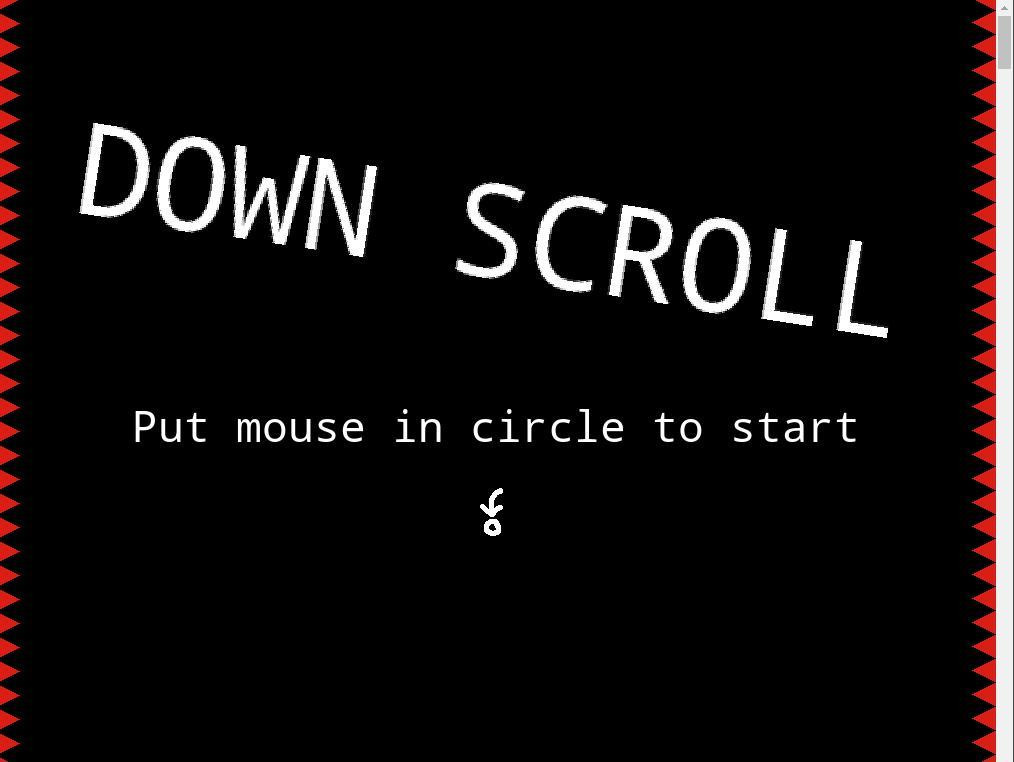 Рецензии Down Scroll (itch)