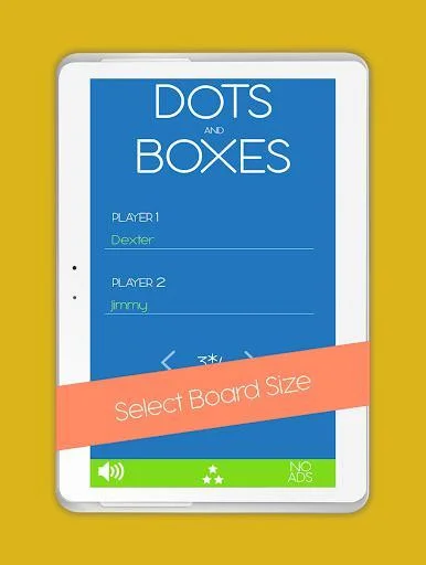 Dots and Boxes game Dots and Boxes game