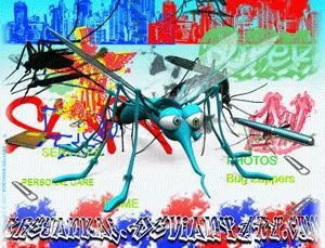 Graffiti MOSQUITO MAGNET (itch) Graffiti MOSQUITO MAGNET (itch)