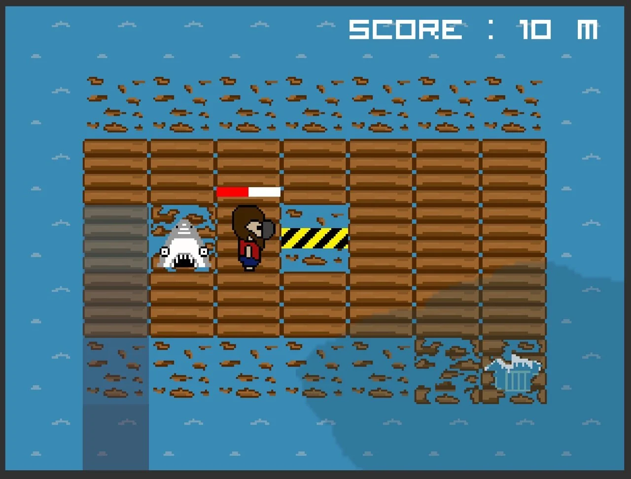 Raft vs Shark (itch)