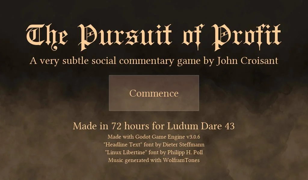 The Pursuit of Profit (itch)