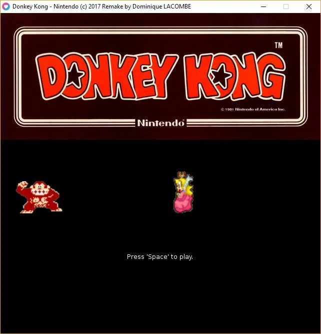 Donkey Kong Remake (itch) Donkey Kong Remake (itch)