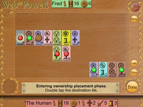 Michael Schacht's Web of Power Card Game: The Duel Michael Schacht's Web of Power Card Game: The Duel