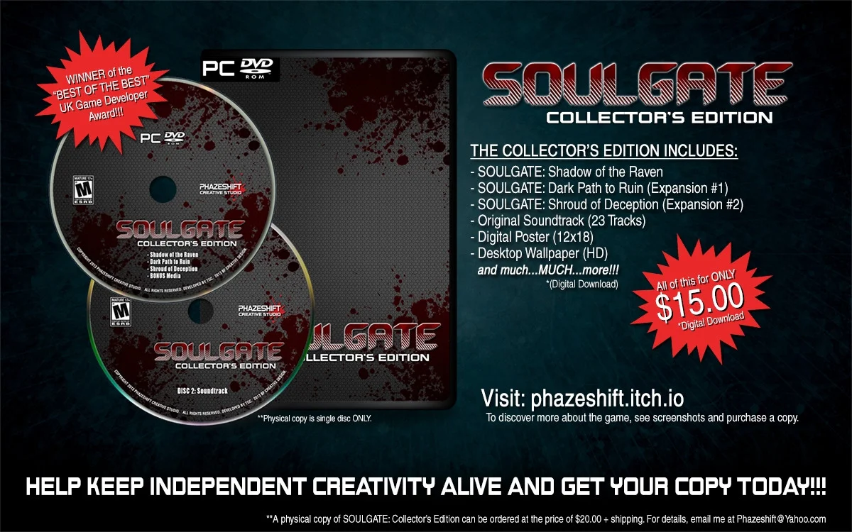 SOULGATE Collector's Edition (itch) SOULGATE Collector's Edition (itch)