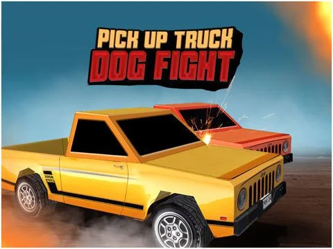 PickUp Truck Dog Fight PickUp Truck Dog Fight