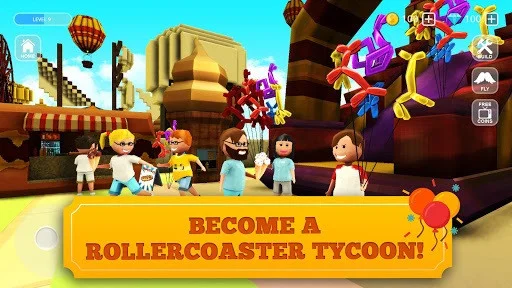 Roller Coaster Craft: Blocky Building & RCT Games