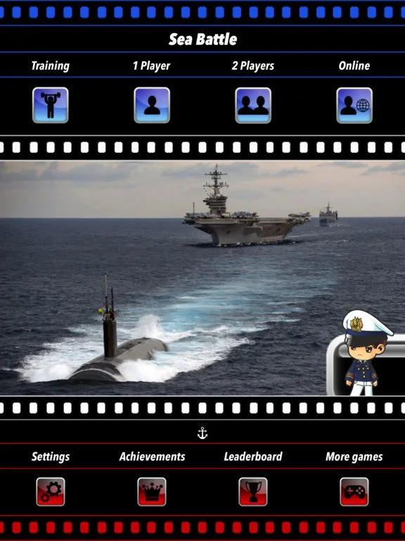 Sea Battle Board Game