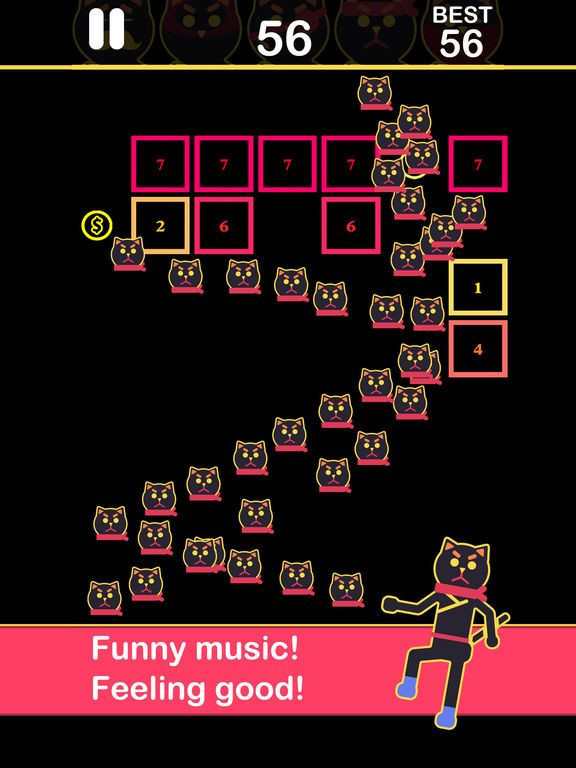 Ballz of ninja cats - shooter games Ballz of ninja cats - shooter games