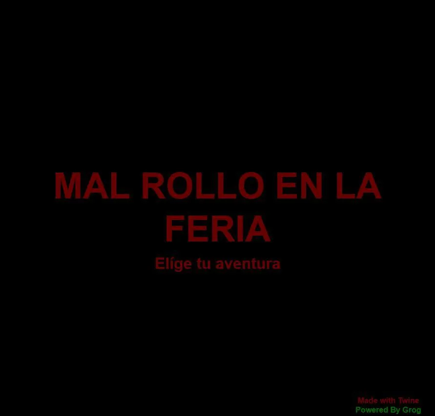 Mal rollo en la feria (itch)