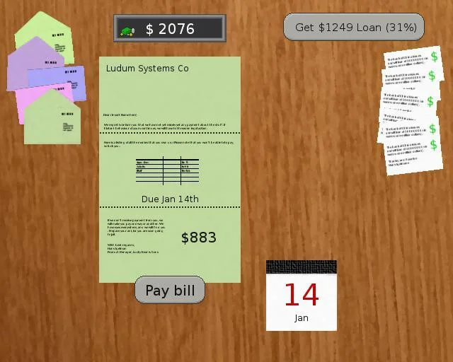 Student Loan Simulator 2017 Ramen Edition (itch)