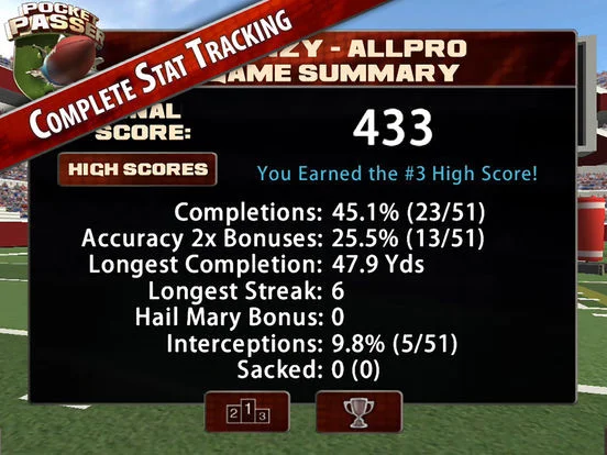Pocket Passer QB: American Football Sports Game