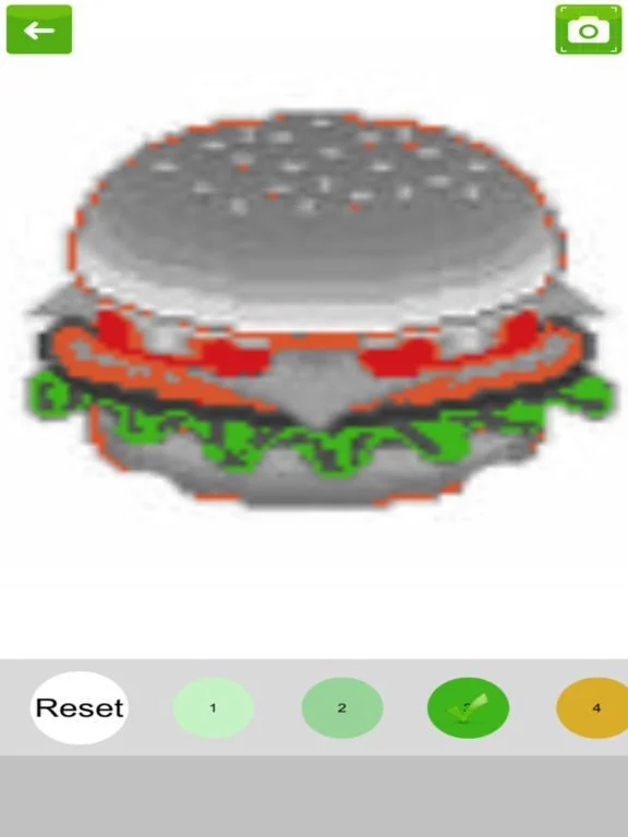 Bloxels Number Coloring Game