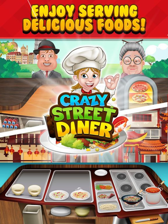 Crazy Street Diner - Chef's Food Cooking Fever Crazy Street Diner - Chef's Food Cooking Fever